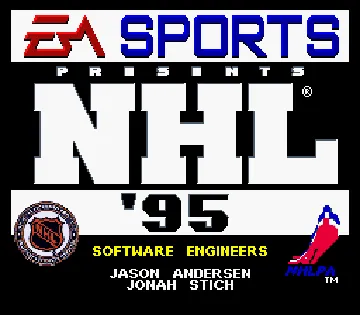 NHL 95 (USA) screen shot title